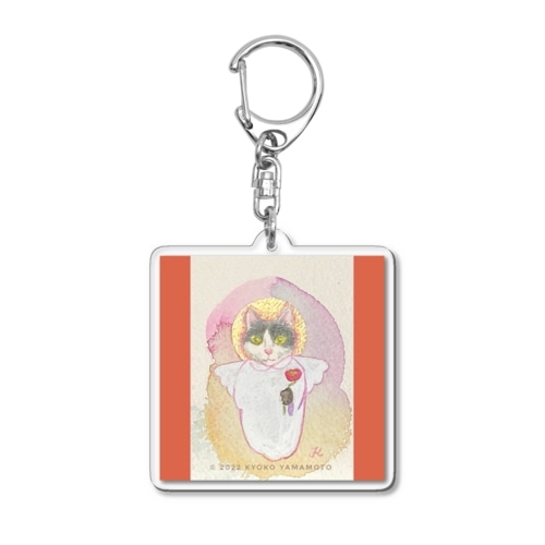 猫天使シリーズ 「ポピー」 Acrylic Key Chain