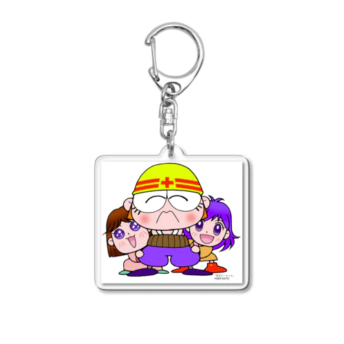 青空ピーちゃん Acrylic Key Chain