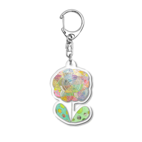 からふるなお花 Acrylic Key Chain