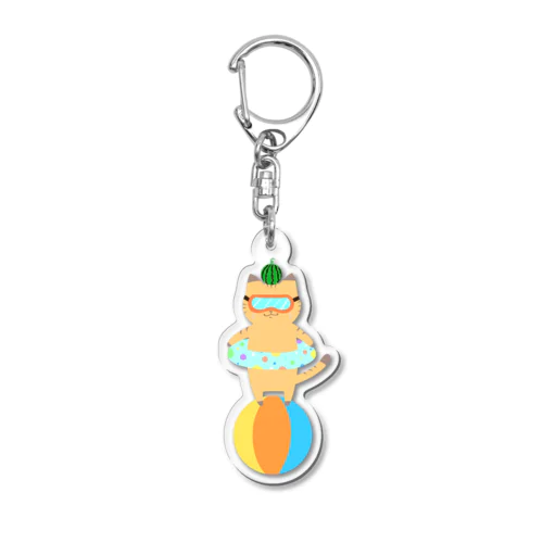 サマーバケーニャン Acrylic Key Chain