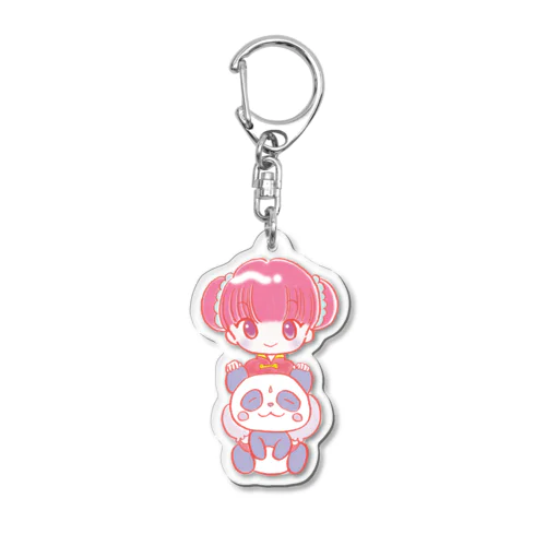 ふぁんしぃ〜（チャイナガールとパンダ） Acrylic Key Chain