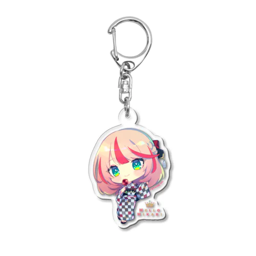 波浪ヒカリ　夏休みバージョン2022 Acrylic Key Chain