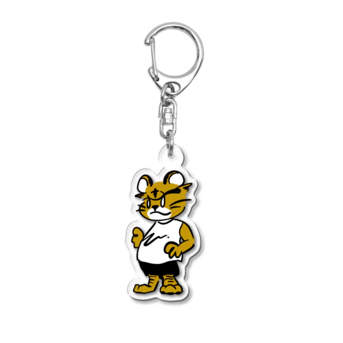 Tiger Acrylic Key Chain