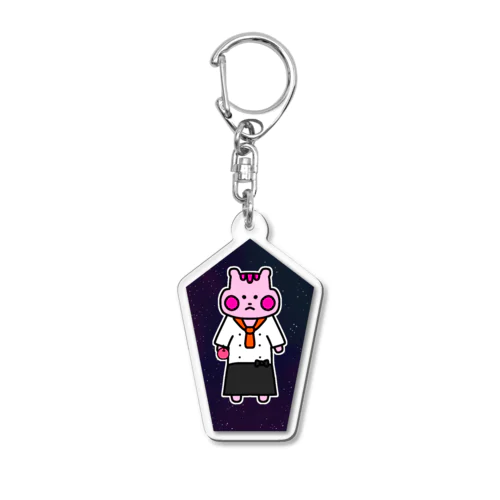 宇宙のりするん Acrylic Key Chain