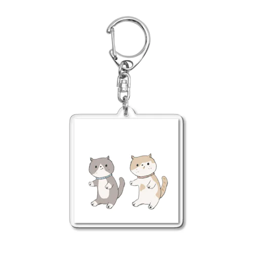 おはぎとかかたん Acrylic Key Chain