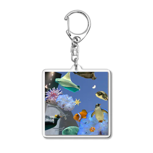 海遊館の思い出 Acrylic Key Chain