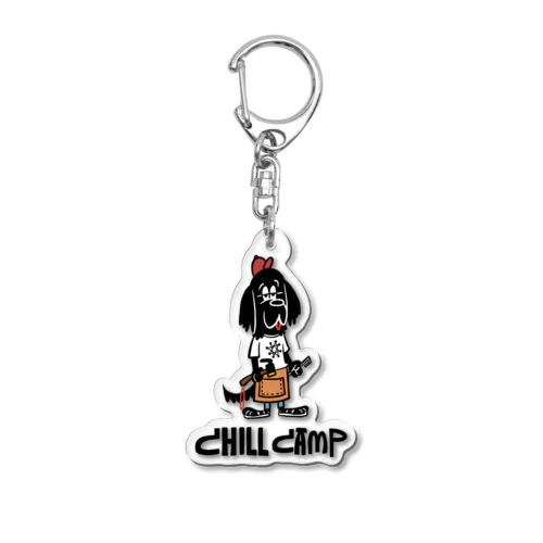 chill camp dog アクリルキーホルダー