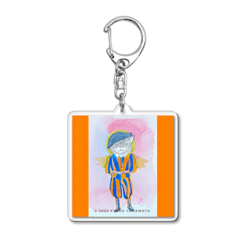 近衛兵の猫 Acrylic Key Chain