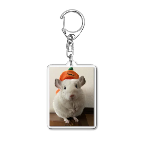 ハロウィンチンチラ Acrylic Key Chain