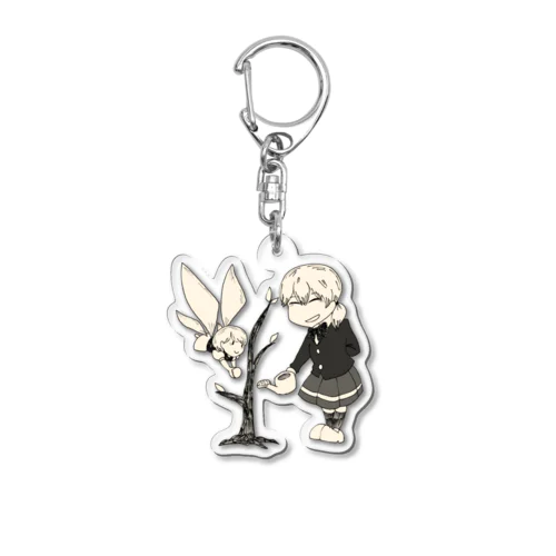 美紀と若木の霞 Acrylic Key Chain