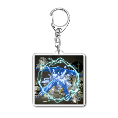 burst!!! Acrylic Key Chain