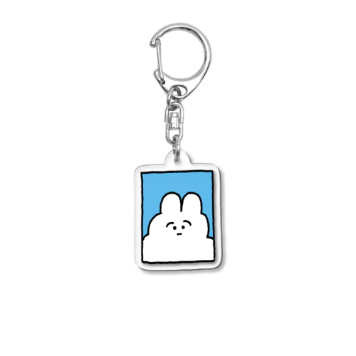 証明写真うさぎ Acrylic Key Chain