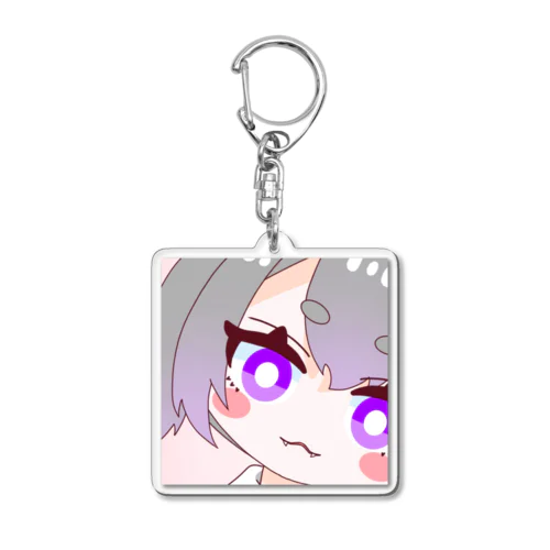 ぽぽろの顔！🦇 Acrylic Key Chain