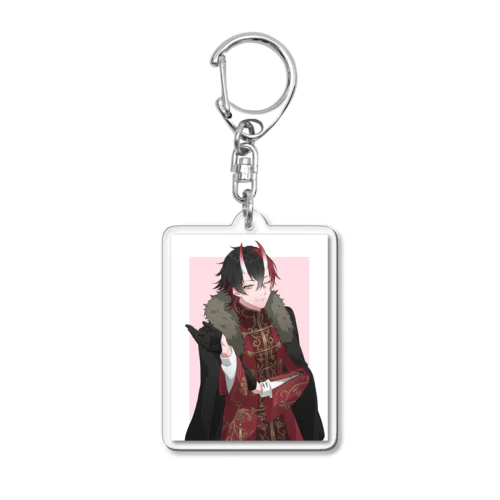 守り神×馬の刺身 Acrylic Key Chain