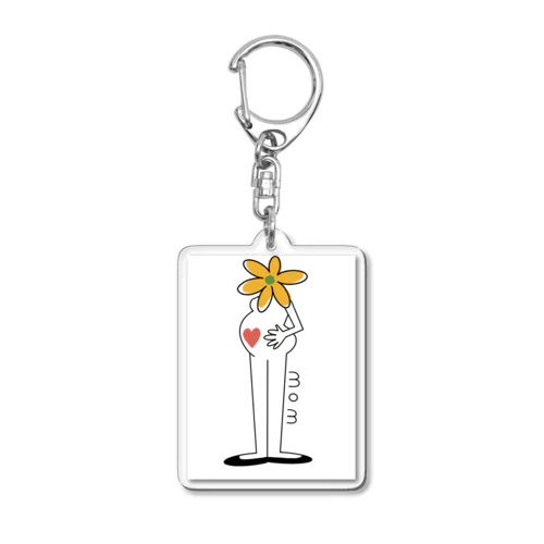 ｍｏｍ Acrylic Key Chain