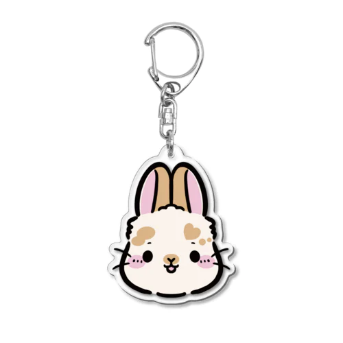 ラブうさ Acrylic Key Chain