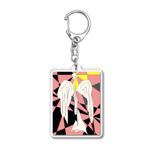 先見の明 Acrylic Key Chain