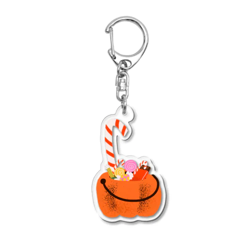 マステ パンプキン Acrylic Key Chain