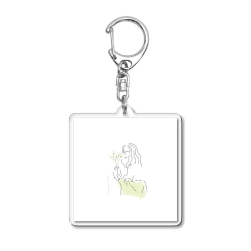 ニュアンス大人ガール Acrylic Key Chain