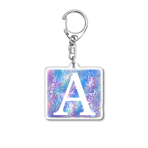 アルファベット　アクリルキーホルダー Acrylic Key Chain