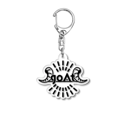 goAtオリジナルグッズ：ホワイト Acrylic Key Chain