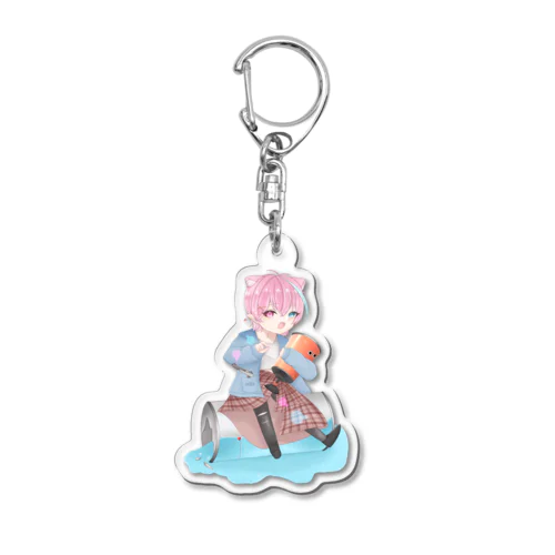 1周年おふくんグッズ Acrylic Key Chain