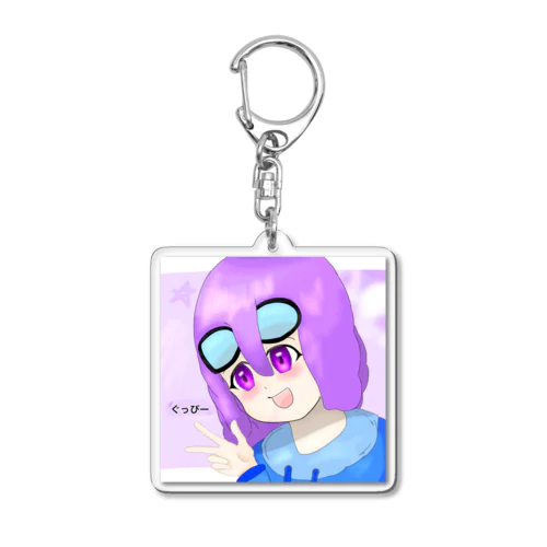 いかてんくんイラスト Acrylic Key Chain