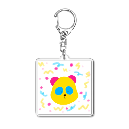 パンセクシャルのパンダさん Acrylic Key Chain