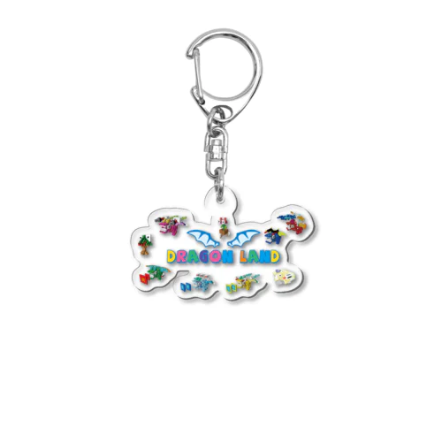 DRAGON LAND Acrylic Key Chain