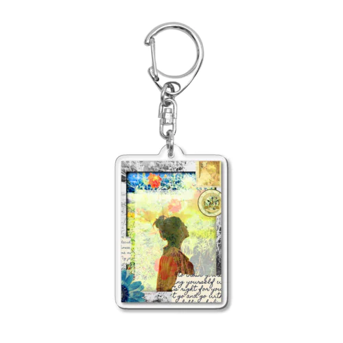 late summer Acrylic Key Chain