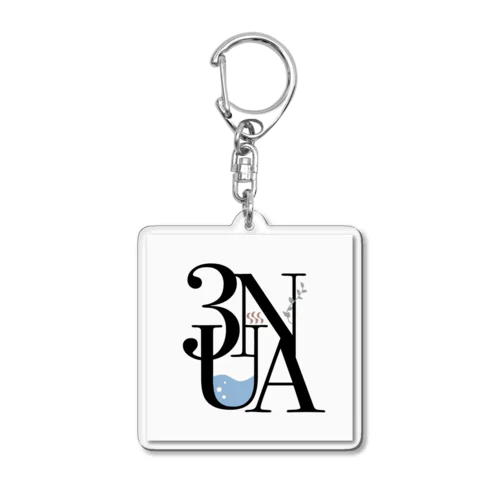 3UNA LOGO Acrylic Key Chain