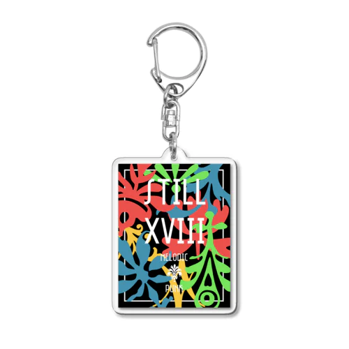 カラフルロゴ Acrylic Key Chain