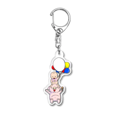 お子守ぶたさん Acrylic Key Chain