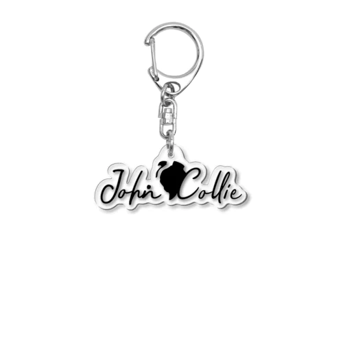 JohnCollieのキーホルダー Acrylic Key Chain