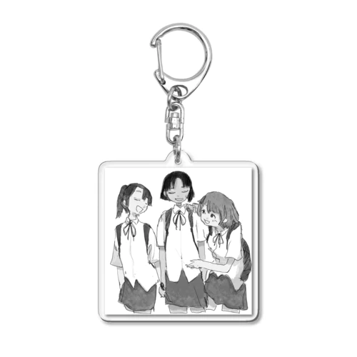 なかよしさんにんぐみ Acrylic Key Chain