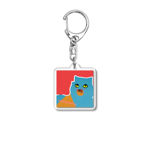 おとぼけネッコ君 Acrylic Key Chain