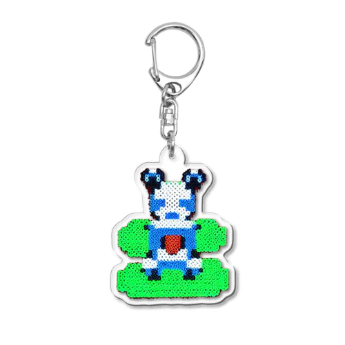 嫌われパンダくん Acrylic Key Chain