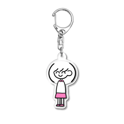 おんなのこ Acrylic Key Chain