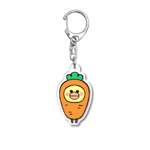 ひよこにんじんキーホルダー Acrylic Key Chain