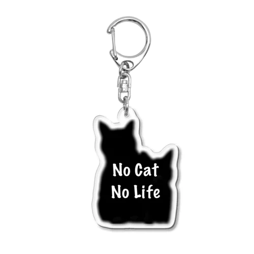 No Cat No Life アクリルキーホルダー