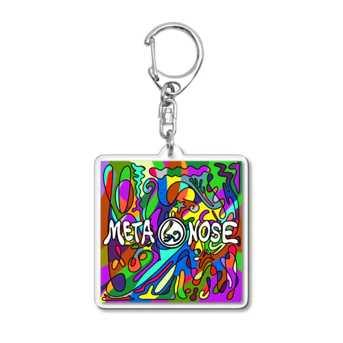 META NOSE COLORFUL1 Acrylic Key Chain