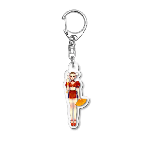 チャイナガール Acrylic Key Chain