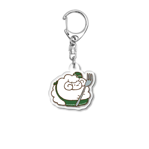 エプロンひつじ Acrylic Key Chain