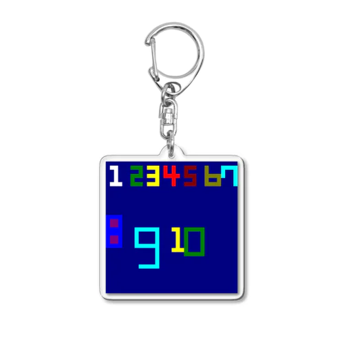 数リムくん Acrylic Key Chain