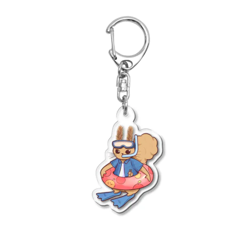 夏 Acrylic Key Chain