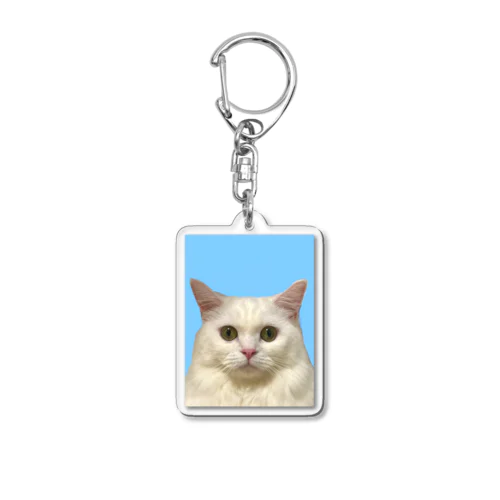 石田ティッシュの証明写真 Acrylic Key Chain