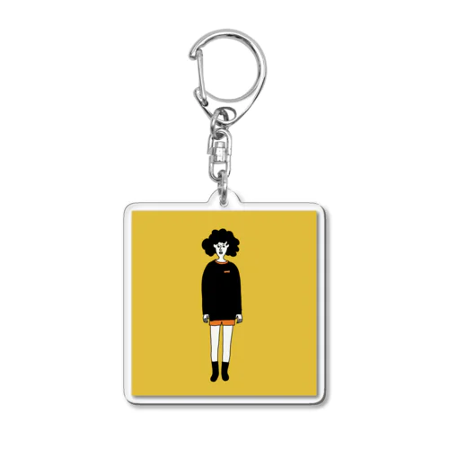 モサオサン Acrylic Key Chain