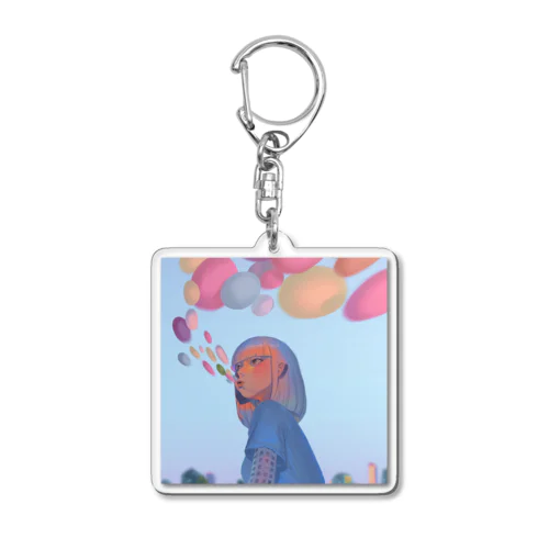 サンセットスプリング Acrylic Key Chain