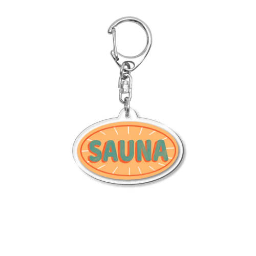 the sauna3 Acrylic Key Chain