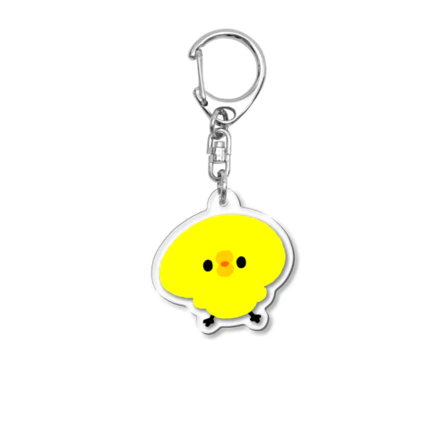 アウトラインなしのぴよたそ Acrylic Key Chain